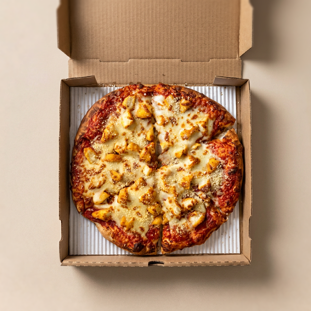 12" Parmesan Chicken Pizza.